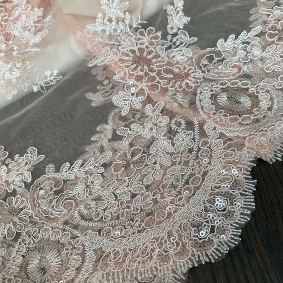 HOUSE OF CB Sheer Embellished Mini Dress Small - Picture 2 of 7